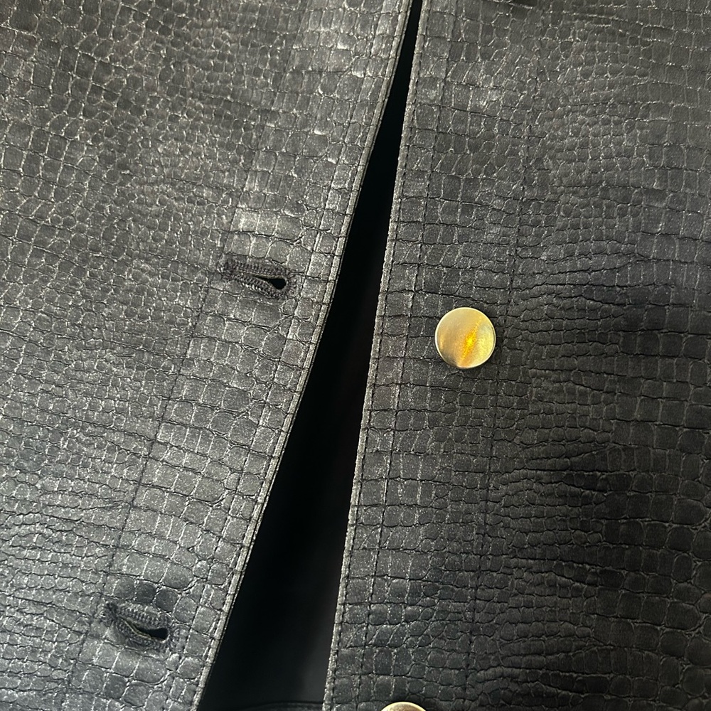 WAYF Blue Textured Jacket - Picture 5 of 12